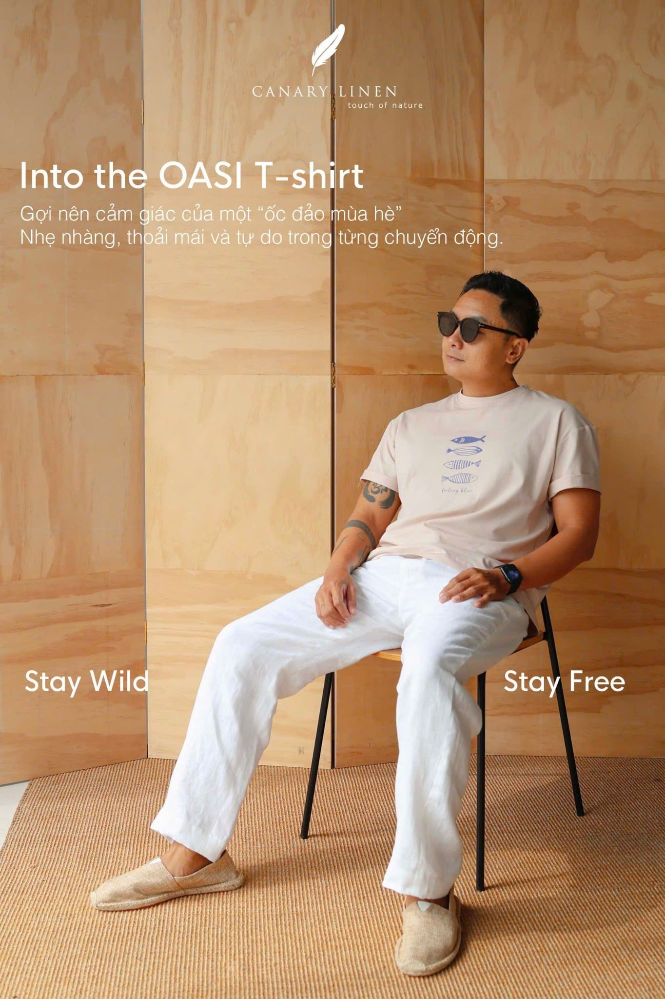  Oasi Tee - Be Hồng Cá 
