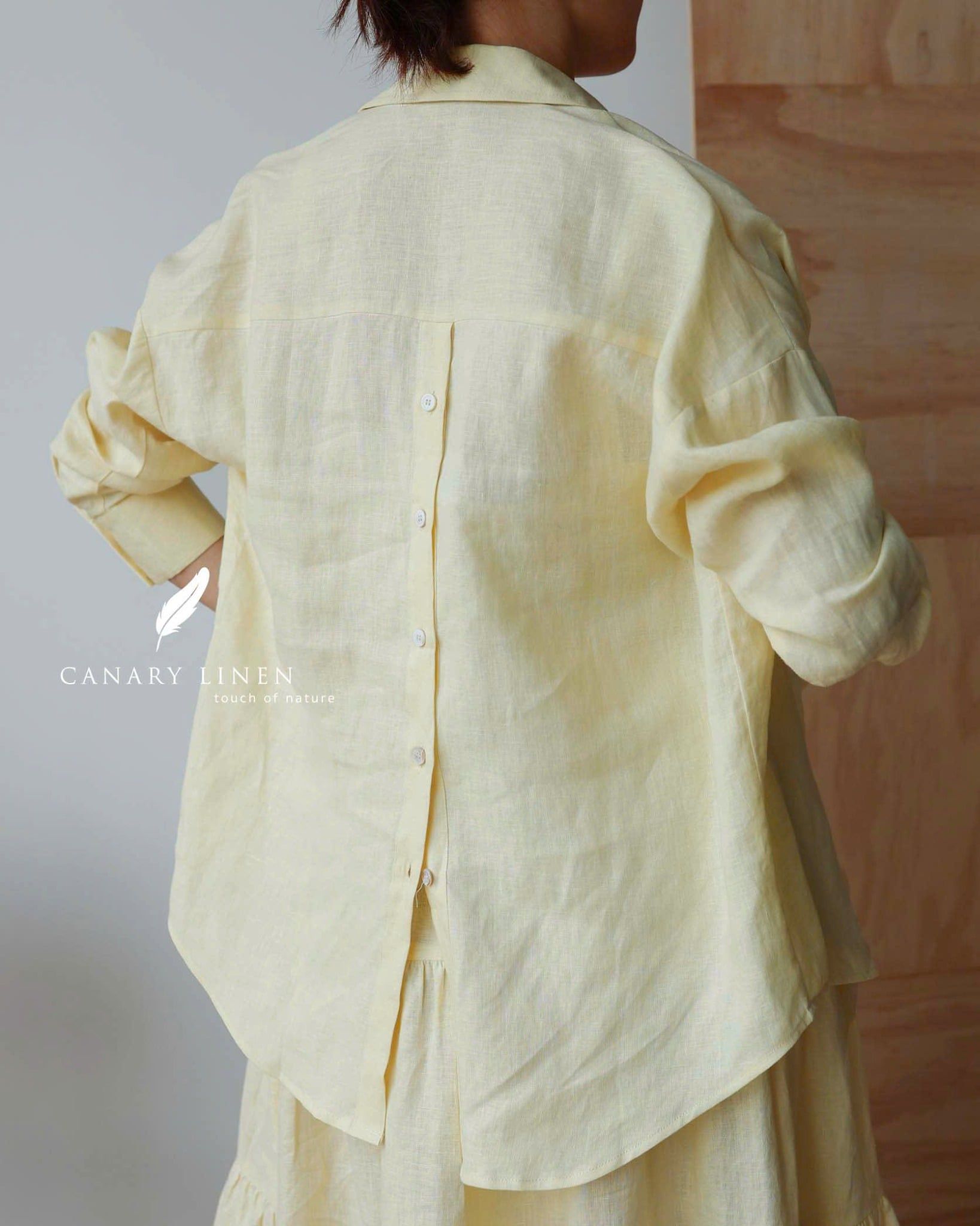  Backline Shirt - Vàng Pastel 
