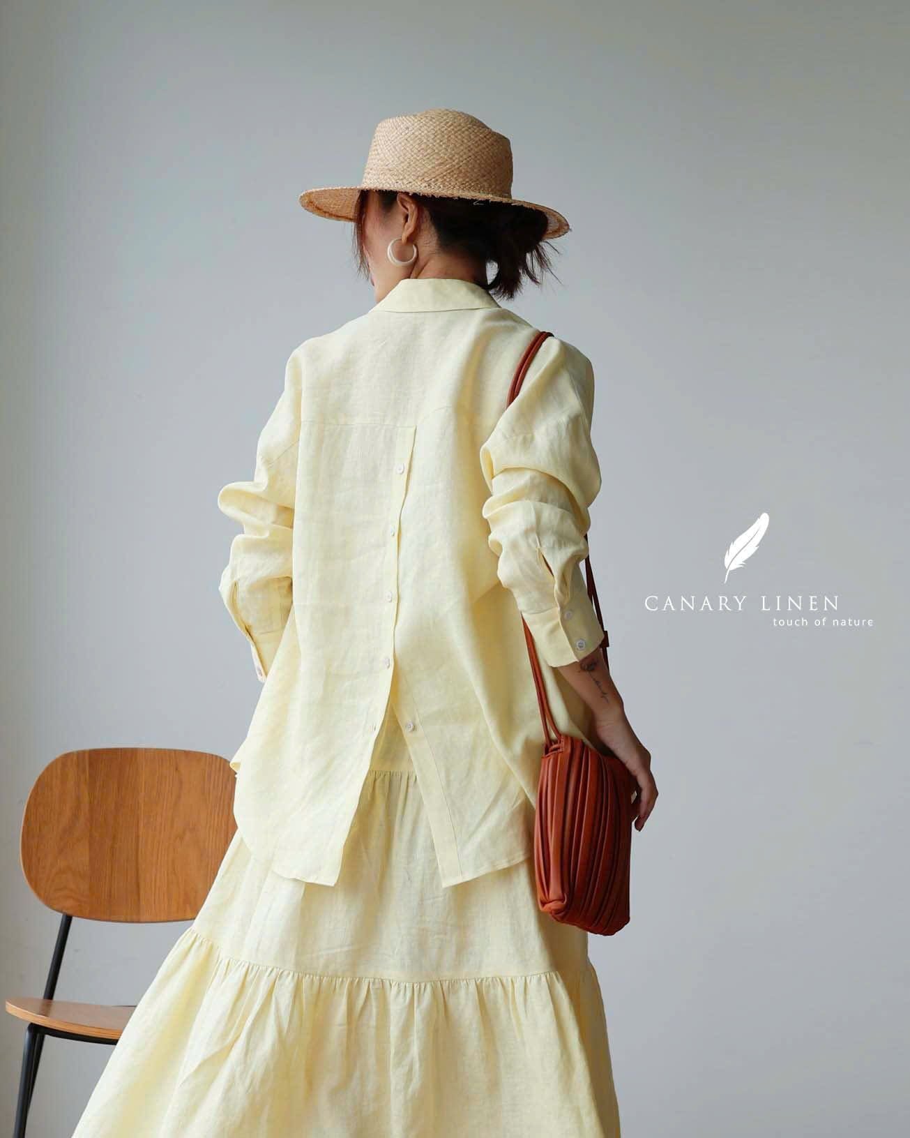  Backline Shirt - Vàng Pastel 