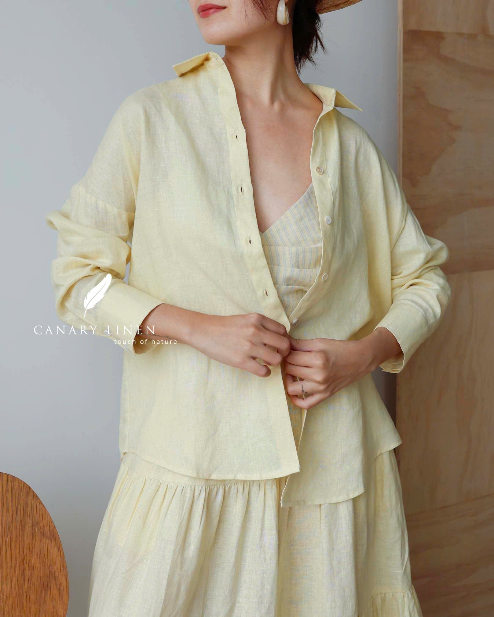  Backline Shirt - Vàng Pastel 