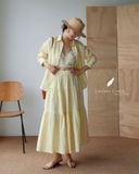  Backline Shirt - Vàng Pastel 