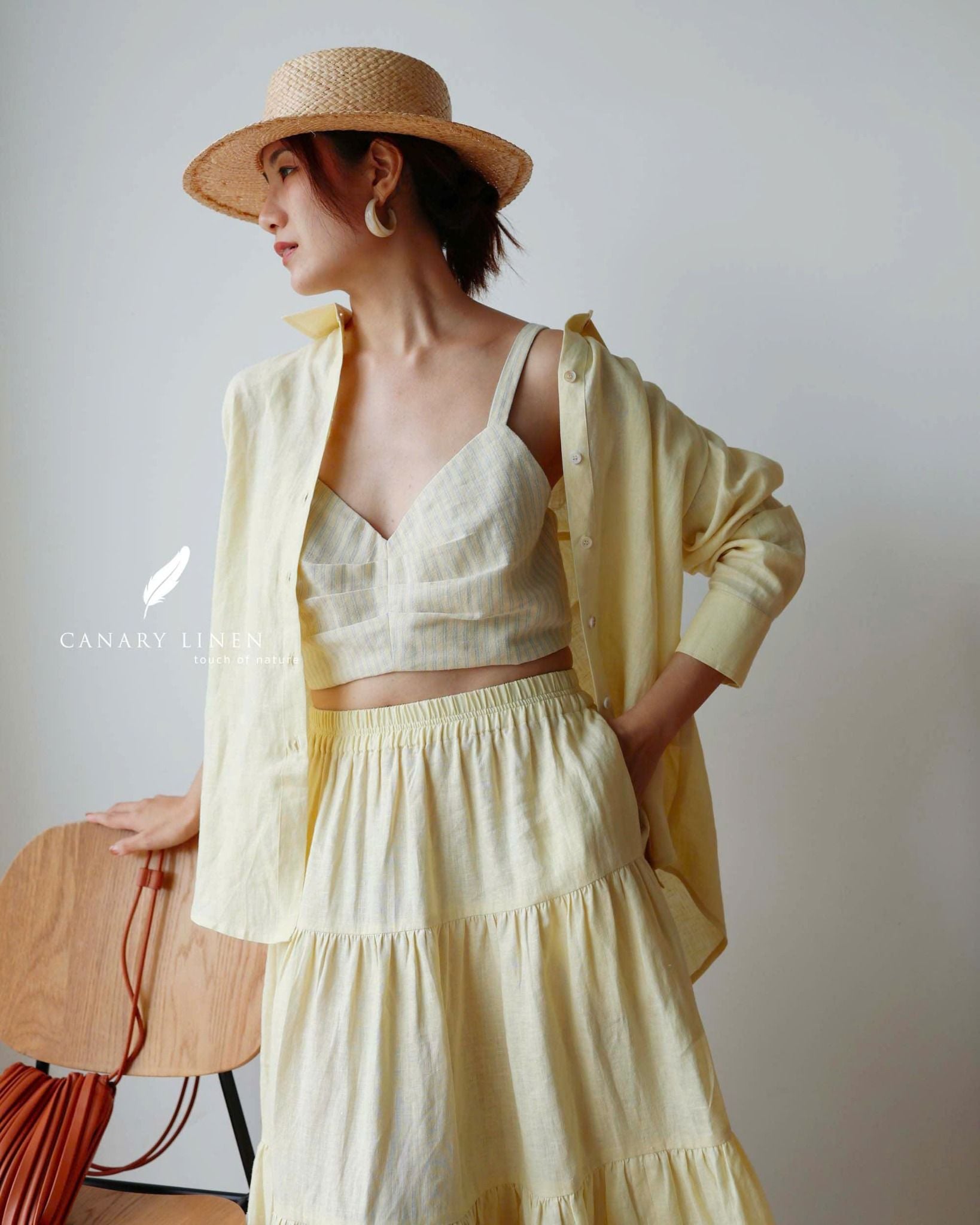  Foli Top - Vàng sọc 