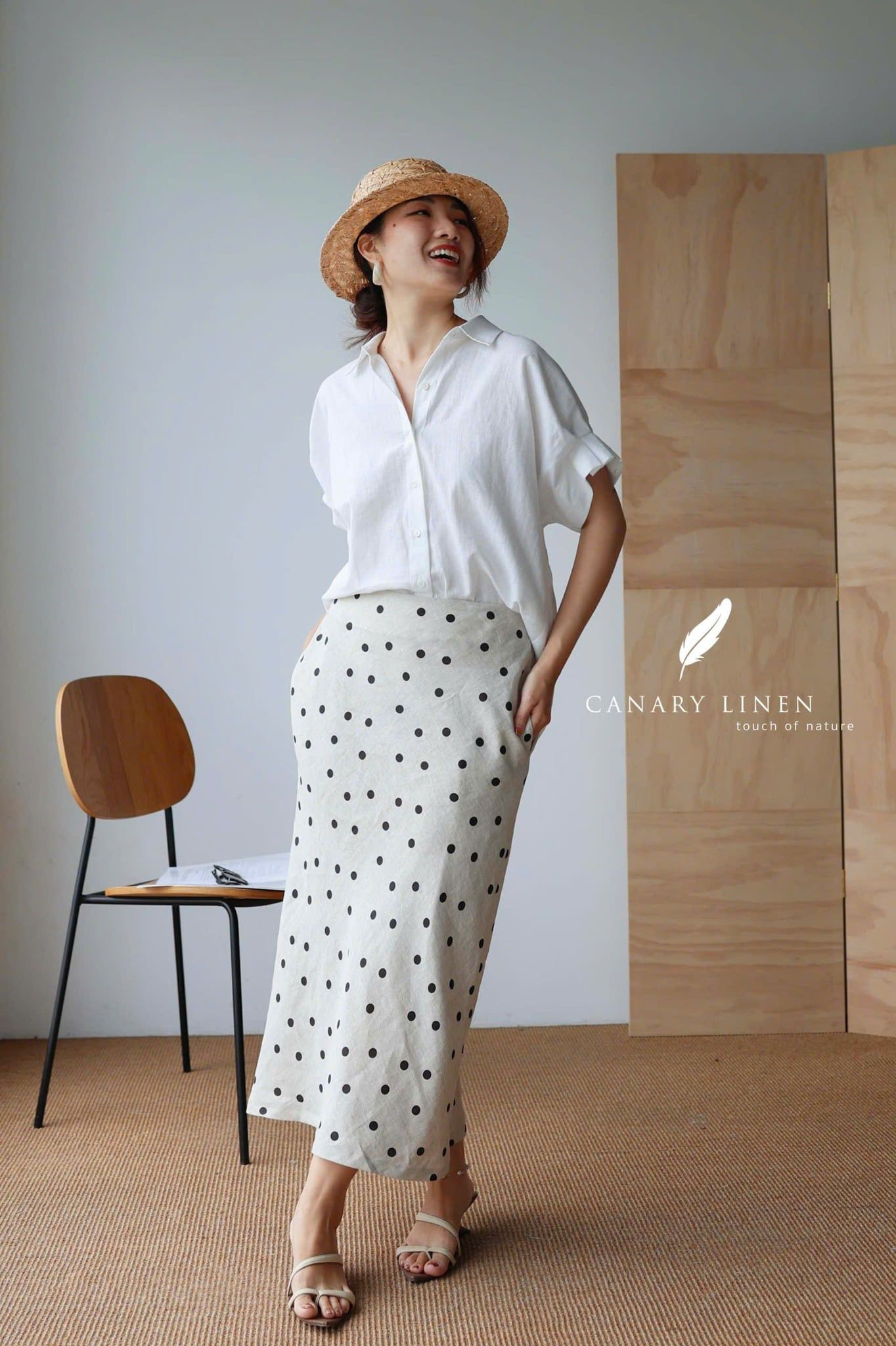  Mie Skirt - Chấm bi 