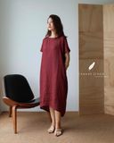  Sora Dress - Đỏ mận 