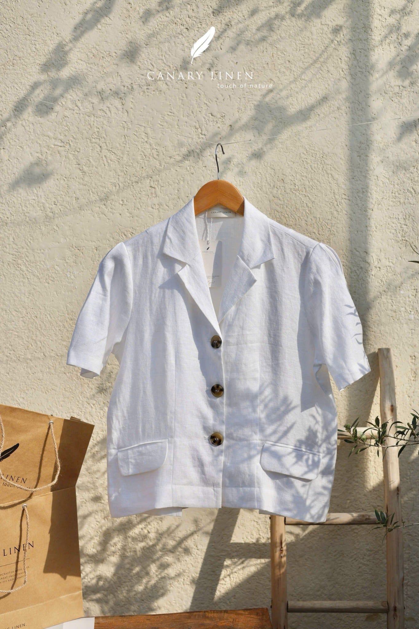 Sono Blazer - Trắng 