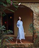  Shera Dress - Sọc xanh 