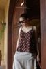  Roselle Camisole - Nâu chấm bi 