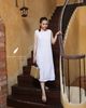  Rale Dress - Trắng chấm bi 