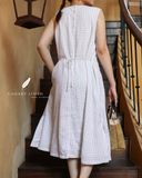  Rale Dress - Trắng chấm bi 