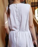  Rale Dress - Trắng chấm bi 