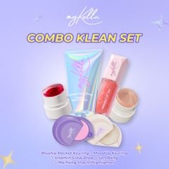  Combo Klean Set 5 món myKella Dịu Nhẹ Cho Làn Da Đon Gian Hóa Quy Trình Makeup 
