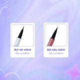  Bút kẻ eyeliner myKella bút kẻ viền mắt siêu mỏng, lâu trôi dễ dàng điều chỉnh - 2 loại 