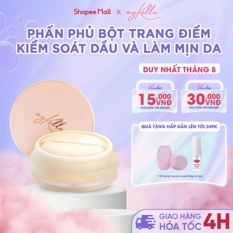 Phấn Phủ Bột Trang Điểm myKella TINTED FLAWLESS CRYSTAL Kiểm Soát Dầu Và Làm Mịn Da