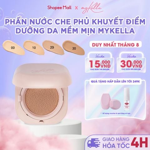 Phấn nước myKella che phủ khuyết điểm, dưỡng da mềm mịn PERFECTION CUSHION 4 màu - 15g