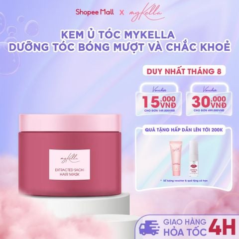 Kem ủ tóc myKella chiết xuất Sacha Inchi hỗ trợ kích thích mọc tóc, cấp ẩm và giúp tóc suôn mượt - 300ml