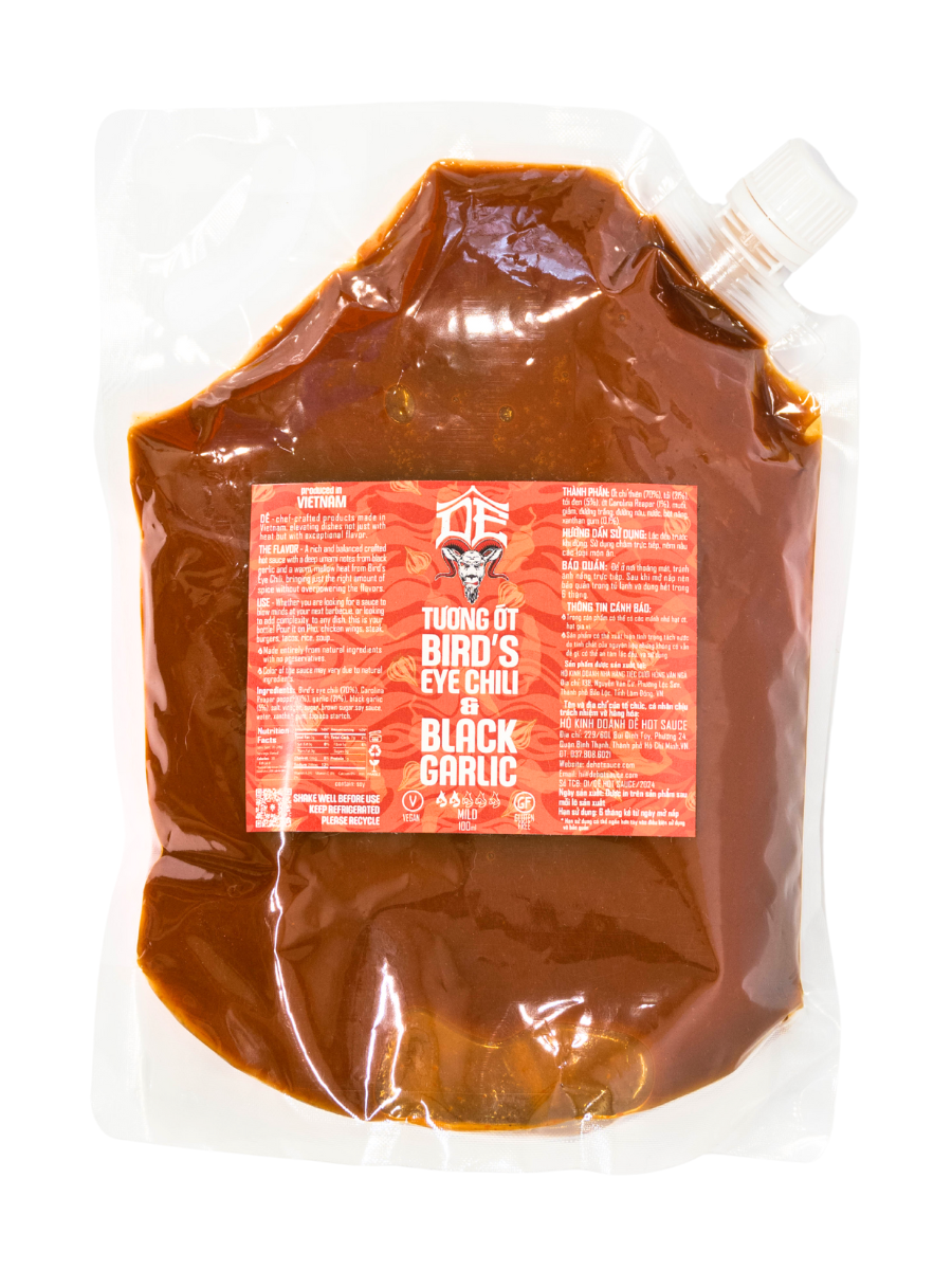  Túi Vacuum Bird's Eye Chili & Black Garlic - 1Kg 