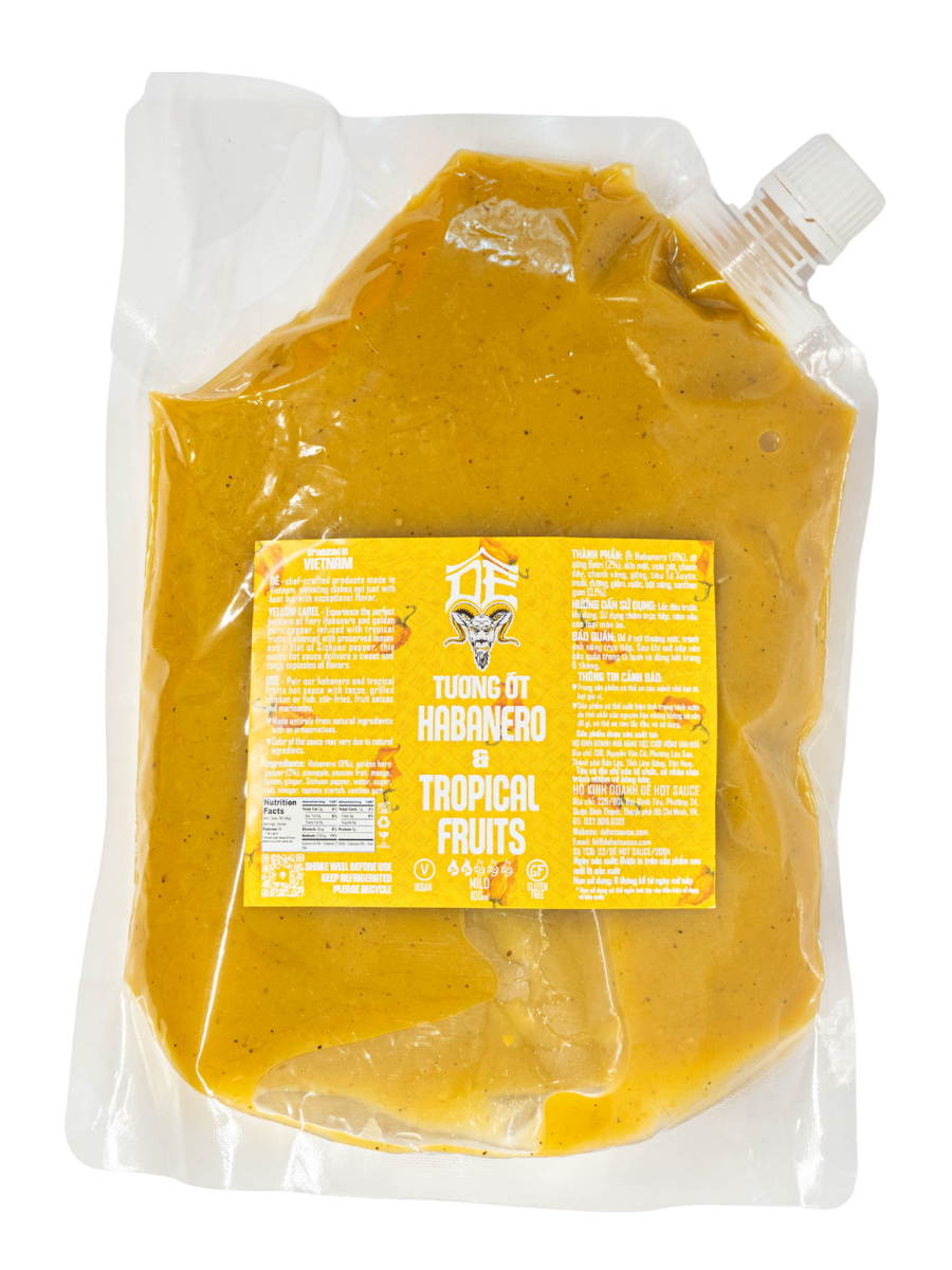  Túi Vacuum Tương ớt Habanero & Tropical Fruits - 1kg 