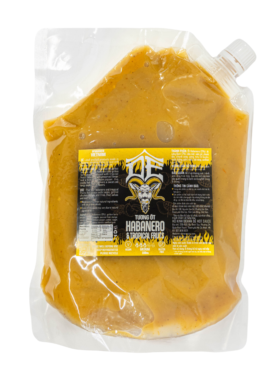  Túi Vacuum Tương ớt Habanero & Tropical Fruits - 1kg 
