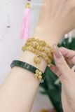  Bộ Trang Sức Thiết Kế Ngọc Phỉ Thúy Kết Hợp Đá Thạch Anh Tóc Vàng Không Kén Mệnh (GIÁ LIÊN HỆ) 