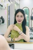  Bộ Trang Sức Thiết Kế Ngọc Phỉ Thúy Kết Hợp Đá Thạch Anh Tóc Vàng Không Kén Mệnh (GIÁ LIÊN HỆ) 