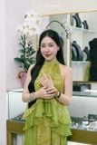 Bộ Trang Sức Thiết Kế Ngọc Phỉ Thúy Kết Hợp Đá Thạch Anh Tóc Vàng Không Kén Mệnh (GIÁ LIÊN HỆ) 