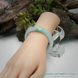 Vòng Khối Ngọc Phỉ Thúy Thanh Lục Phớt Lý Cay Cao Cấp Bản Hẹ KT: 12.2 x 6.6 x 51.8 (Không Kén Mệnh) 261154 