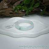  Vòng Khối Ngọc Phỉ Thúy Xuân Băng Khai Vận Cao Cấp Bản Hẹ 12 x 6 x 52.8 (Không Kén Mệnh) 2544346 