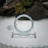  Vòng Khối Ngọc Phỉ Thúy Thanh Lục Phớt Tím Cao Cấp Bản Hẹ KT: 12 x 7.3 x 60.6 (Không Kén Mệnh) 261157 