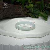  Vòng Khối Ngọc Phỉ Thúy Jade A Xanh Ngọc Điểm Hồng Phỉ Cao Cấp Bản Hẹ 10 x 5.4 x 47.3 x 55.4 (Không Kén Mệnh) 2600675 