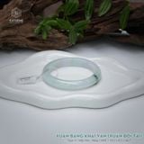  Vòng Khối Ngọc Phỉ Thúy Xuân Băng Khai Vận Cao Cấp Bản Hẹ 10.2 x 8.2 x 56.7 (Không Kén Mệnh) 2544338 