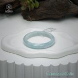  Vòng Khối Ngọc Phỉ Thúy Thanh Lục Phớt Tím Cao Cấp Bản Hẹ KT: 12 x 7.3 x 60.6 (Không Kén Mệnh) 261157 