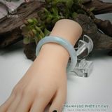  Vòng Khối Ngọc Phỉ Thúy Thanh Lục Phớt Lý Cay Cao Cấp Bản Hẹ KT: 11.8 x 7.6 x 53.6 (Không Kén Mệnh) 261158 
