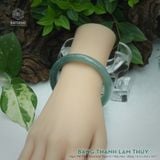  Vòng Khối Ngọc Phỉ Thúy Băng Thanh Lam Thủy Cao Cấp Bản Đũa KT: 8.3 x 8.8 x 54.7 (Không Kén Mệnh) 9261509 