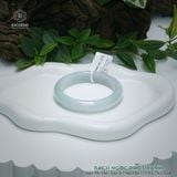  Vòng Khối Ngọc Phỉ Thúy Bạch Ngọc Phớt Xanh Cao Cấp Bản Hẹ KT: 11.9 x 7.6 x 53.6 (Không Kén Mệnh) 9261793 