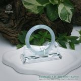  Vòng Khối Ngọc Phỉ Thúy Xuân Đới Tài (Tím Phớt Xanh) Cao Cấp Bản Hẹ KT: 11.8 x 8.1 x 55.9 (Không Kén Mệnh) DJL G25.5106 
