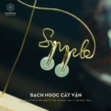  Bộ Trang Sức Thiết Kế Bạch Ngọc Cát Vận Ngọc Phỉ Thúy Myanmar Type A (Không Kén Mệnh) 