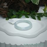  Vòng Khối Ngọc Phỉ Thúy Bạch Ngọc Phớt Xanh Cao Cấp Bản Hẹ KT: 12 x 7.5 x 56.6 (Không Kén Mệnh) DJL G25.5514 