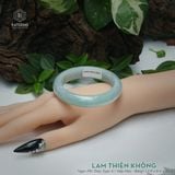  Vòng Khối Lam Thiên Không Ngọc Phỉ Thúy Myanmar Type A Cao Cấp Bản Hẹ KT 12.9 x 8.4 x 55.2 (Không Kén Mệnh) DJL G25.5115 