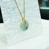  Mặt Dây Chuyền Thiết Kế Băng Thúy Cát Vận Ngọc Phỉ Thúy Myanmar Type A  (Không Kén Mệnh) 