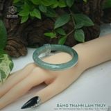  Vòng Khối Ngọc Phỉ Thúy Băng Thanh Lam Thủy Cao Cấp Bản Hẹ KT: 9.4 x 7.8 x 53.9 (Không Kén Mệnh) 9261510 