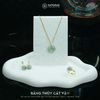  Bộ Trang Sức Thiết Kế Băng Thúy Cát Vận Ngọc Phỉ Thúy Myanmar Type A (Không Kén Mệnh) 