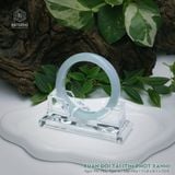  Vòng Khối Ngọc Phỉ Thúy Xuân Đới Tài (Tím Phớt Xanh) Cao Cấp Bản Hẹ KT: 11.8 x 8.1 x 55.9 (Không Kén Mệnh) DJL G25.5106 