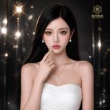  Bộ Trang Sức Thiết Kế Bạch Ngọc Cát Vận Ngọc Phỉ Thúy Myanmar Type A (Không Kén Mệnh) 