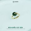  Nhẫn Thiết Kế Vàng Trang Sức Bích Điếu Cát Vận Ngọc Bích Canada (Không Kén Mệnh) Độc Quyền Katgems 