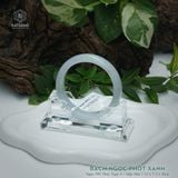  Vòng Khối Ngọc Phỉ Thúy Bạch Ngọc Phớt Xanh Cao Cấp Bản Hẹ KT: 12 x 7.5 x 56.6 (Không Kén Mệnh) DJL G25.5514 