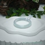  Vòng Khối Ngọc Phỉ Thúy Bạch Ngọc Phớt Xanh Cao Cấp Bản Hẹ KT: 12 x 7.5 x 56.6 (Không Kén Mệnh) DJL G25.5514 