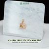  Charm Treo Túi Tiền Kim Bảo Vàng Trang Sức Thiết Kế Mặt Đá Thạch Anh Hồng (Hỏa, Thổ) 