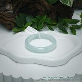  Vòng Khối Ngọc Phỉ Thúy Bạch Ngọc Phớt Xanh Cao Cấp Bản Hẹ KT: 12.2 x 7.9 x 55.3 (Không Kén Mệnh) 9261795 