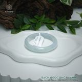  Vòng Khối Ngọc Phỉ Thúy Bạch Ngọc Phớt Xanh Cao Cấp Bản Hẹ KT: 12 x 7.5 x 56.6 (Không Kén Mệnh) DJL G25.5514 
