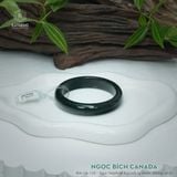  Vòng Khối Ngọc Bích Canada Không Có Vân Lý Bản Hẹ 12ly Kèm Kiểm Định (Không Kén Mệnh) 